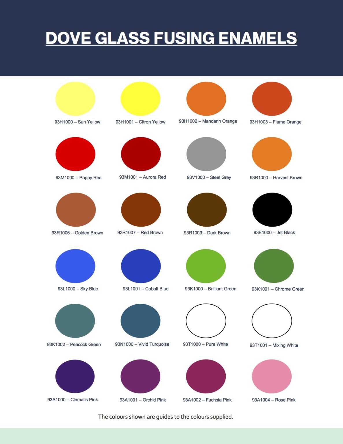 Dove Glass Enamels Glass Making Courses Dove Enamels